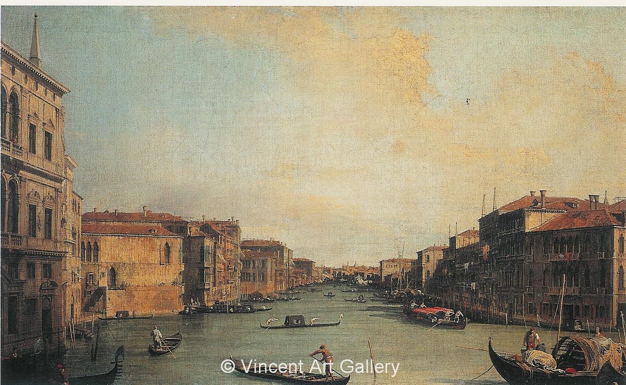 A1015, CANALETTO,Grand Canal from the Palazzo Balbi